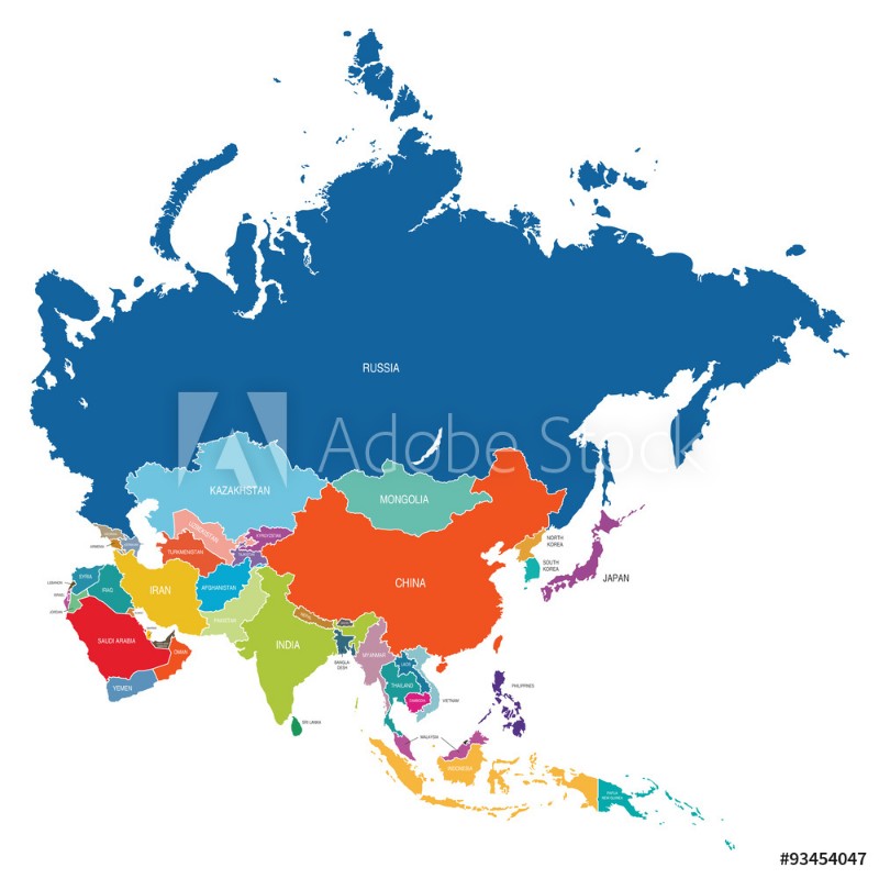 Picture of Asia Map